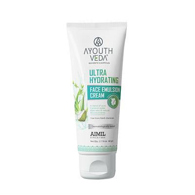 Ayouthveda Ultra Hydrating Face Emulsion Cream 60 gm - Face Creams