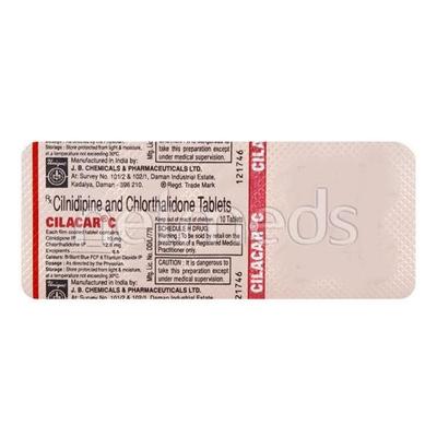 Cilacar C Tablet 10'S - Hypertension-Cal