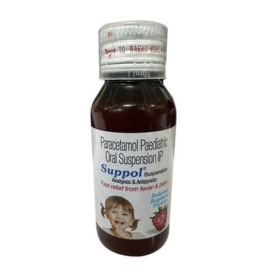 SUPPOL DELICIOUS RASPBERRY FLAVOUR Suspension 60ml - Fever-Ana