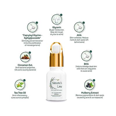 Nature's Law All Clear Skin Serum 15 ml - Face Serum