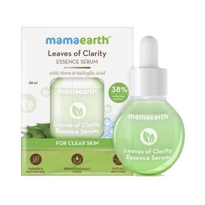 Mamaearth Leaves of Clarity Essence Serum For Acne Prone with Neem & Salicylic Acid for Clear Skin 30 ml - Face Serum