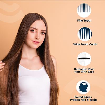 Gubb Super Detangle Hair Comb (Santorini Hues) Gb-Lh-029 1's - Hair Brushes