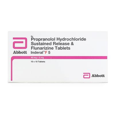 INDERAL F 5mg Tablet 10's - Migraine