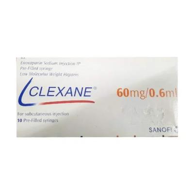 Clexane 60mg Injection(Pfs) 0.6ml - Blood Clot-Ant