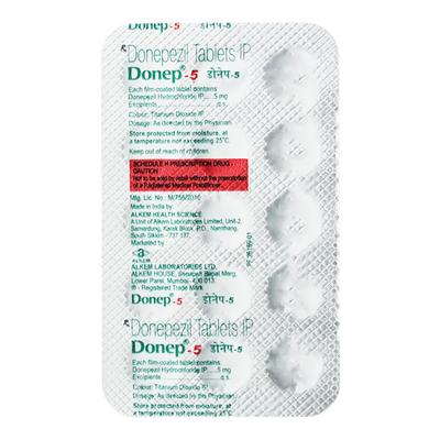 Donep 5mg Tablet 15'S - Alzheimer-Neu