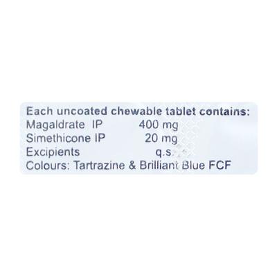 Ulgel Saunf Tablet 8'S - Ulcer/Reflux/Flatulence-Aaa