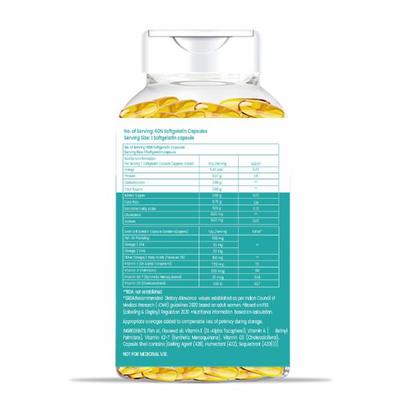 Dr. Morepen Omega 3 Deep Sea Fish Oil Capsule 60's - Omega Fish Oil Fatty Acids