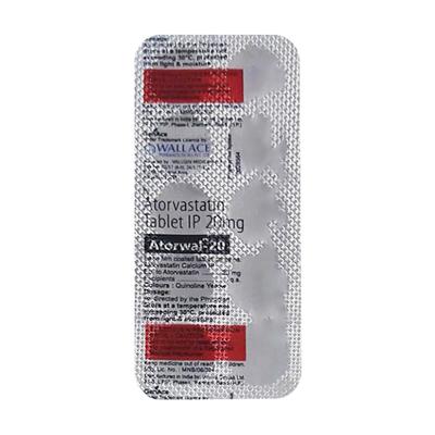 ATORWAL 20 Tablet 10's - High Cholesterol-Dys
