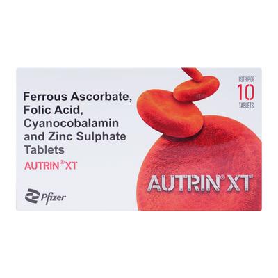 Autrin XT Tablet 10'S - Iron Supplement/Anaemia-Vma
