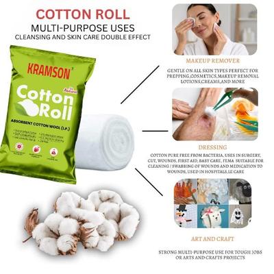Wellness Kramson Absorbent Cotton Wool 500 gm - Bandages & Dressings