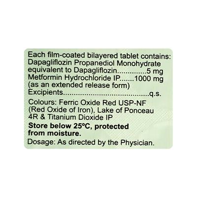 DAPANORM M 5 FORTE Tablet 10's - Diabetes-Ant