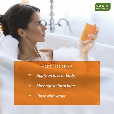 Vaadi Herbals Vitamin C Soap For Tan Removal & Instant Brightening 75 gm - Soaps