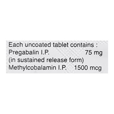 Pregeb M OD 75mg Tablet 15'S - Neuropathic Pain-Dru