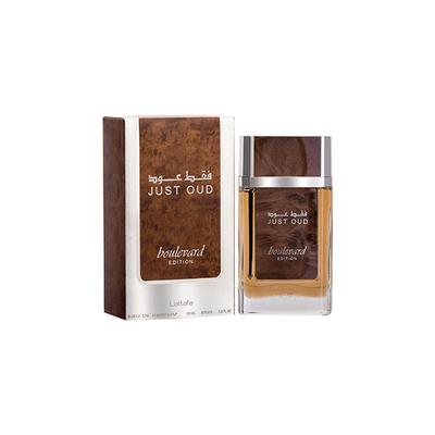 Lattafa JUST OUD BOULEVARD Long Lasting Imported Eau De Perfume 90 ml - Perfumes (Edt/Edp)