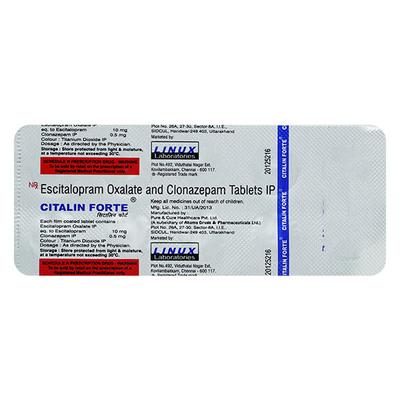 Citalin Forte Tablet 10'S - Anxiety-Anx