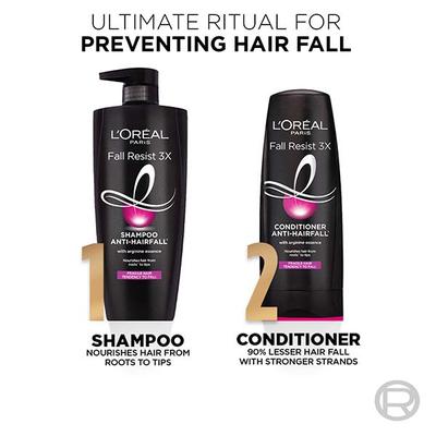 L'Oreal Paris Fall Resist 3X Anti-Hairfall Conditioner 192.5 Ml - Conditioners