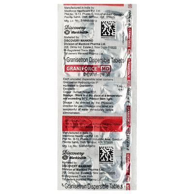 Graniforce MD Tablet 10'S - Vomitting/Emesis-Ant