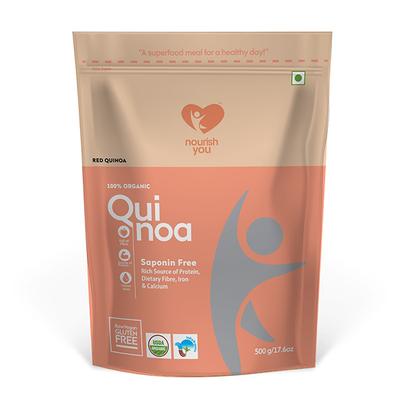 Nourish You Red Quinoa Seeds 500 gm - Nutritional Bars