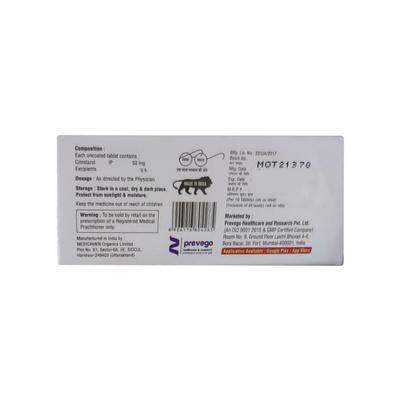 CILOSTOZ 50 Tablet 10's - Intermittent Claudication-Per