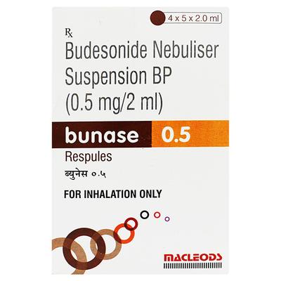 Bunase 0.5mg Respule 5X2ml - Asthma/COPD-Ast