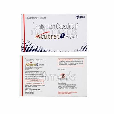 Acutret 5mg Capsule 10'S - Acne-Acn