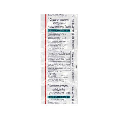 TRI Olmetor 20mg Tablet 10'S - Hypertension-Ang