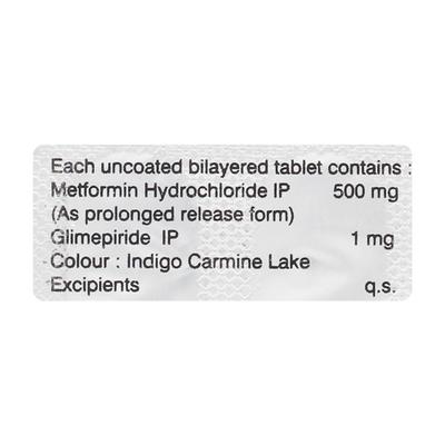 Sugamet G1 Tablet 10'S - Diabetes-Ant
