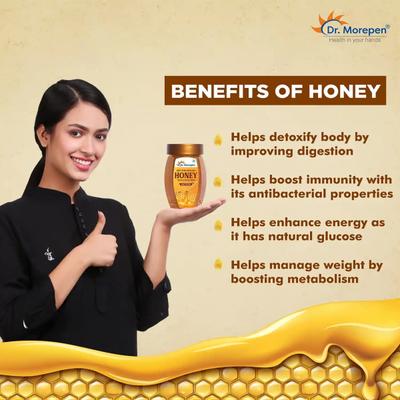 Dr. Morepen Honey Natural & Pure 250 gm - Honey