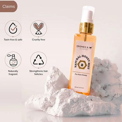 Dromen and Co Natural Honey Mist for Hair and Body 100 ml - Hair Sprays & Mists