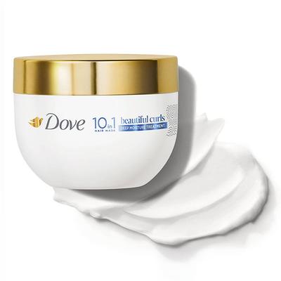 Dove Beautiful Curls 10 in 1 Hair Mask 300ml - Hair Masks & Packs