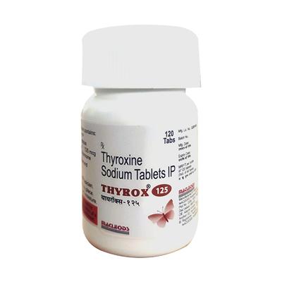 THYROX 125 Tablet 120's - Hypothyroidism