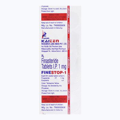 FINESTOP 1mg Tablet 10's - Bladder And Prostate Disorders-Dru