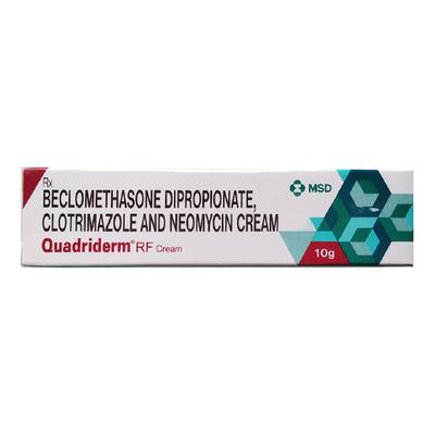 Quadriderm RF Cream 10gm - Fungal Infections-Taa