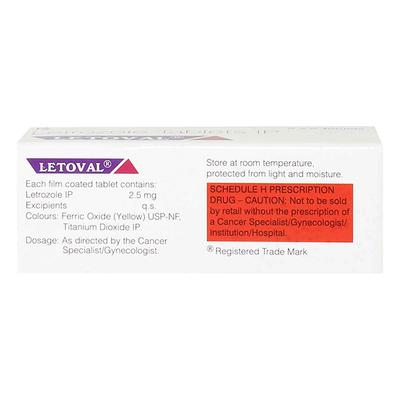 Letoval 2.5mg Tablet 5'S - Cancer Oncology-Hor
