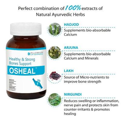 Millennium Lyf Sciences Osheal Tablets 60's - Pure Herbs