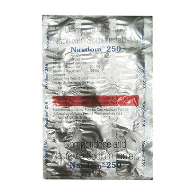 NAXDOM 250 Tablet 15's - Migraine