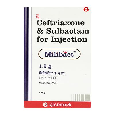 Milibact 1.5gm Injection 1'S - Bacterial Infections-Cep
