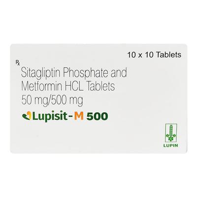 LUPISIT M 500 Tablet 10's - Diabetes-Ant