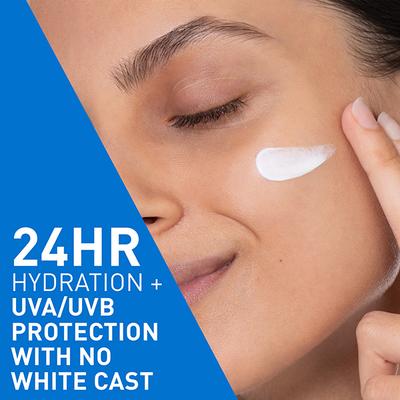 Cerave AM Facial Moisturizing Lotion - Normal to Dry Skin Day Cream With Sunscreen SPF 50 52 ml - Body Sunscreen