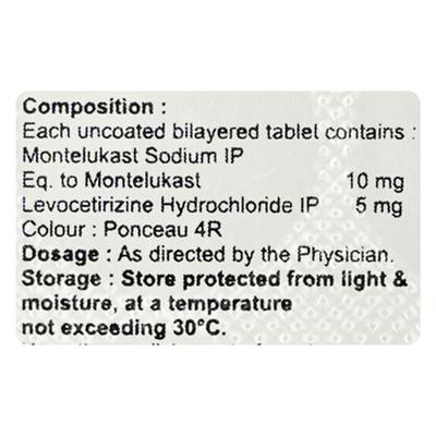 Salphyllin M 10/5mg Tablet 10'S - Allergies-Ant