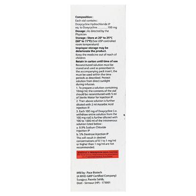DOXYZONE 100mg Injection 2ml - Bacterial Infections-Tet