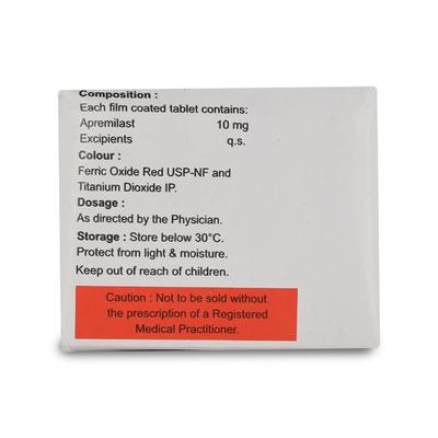 APXENTA 10mg Tablet 10's - Psoriasis/Seborrhea/Ichthyosis-Pso