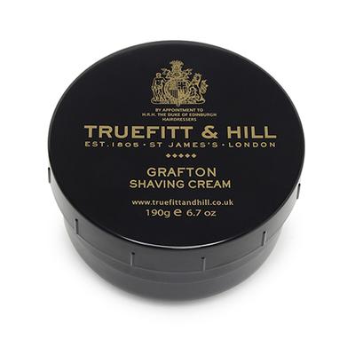Truefitt and Hill Grafton Shave Cream Bowl Essential Shaving and Grooming Collection Best For Dry Skin 190 gm - Shaving Creams