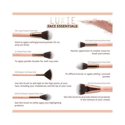 Luxie 512 Small Contouring Brush - Rose Gold 1's - Face Brush