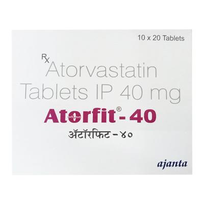 ATORFIT 40 Tablet 20's - High Cholesterol-Dys