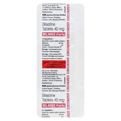 BILANIX FORTE Tablet 10's - Allergies-Ant