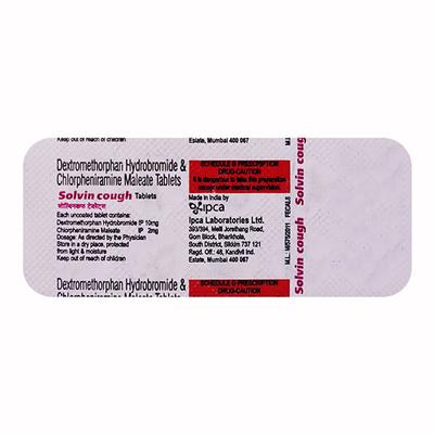 Solvin Cough Tablet 10'S - Cough And Cold-Cou