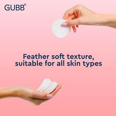 Gubb Cotton Pads Non-Woven - 80 Pcs 45 gm - Cotton Balls