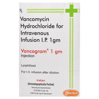 Vancogram 1gm Injection 1's - Bacterial Infections-OAB