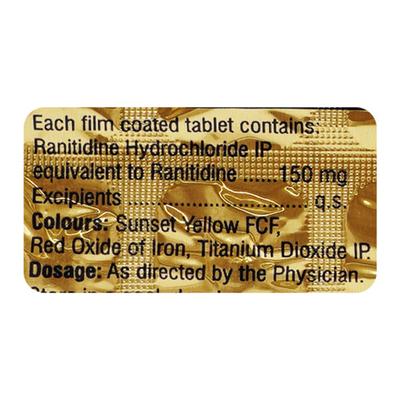 Rantac 150mg Tablet 30'S - Ulcer/Reflux/Flatulence-Aaa